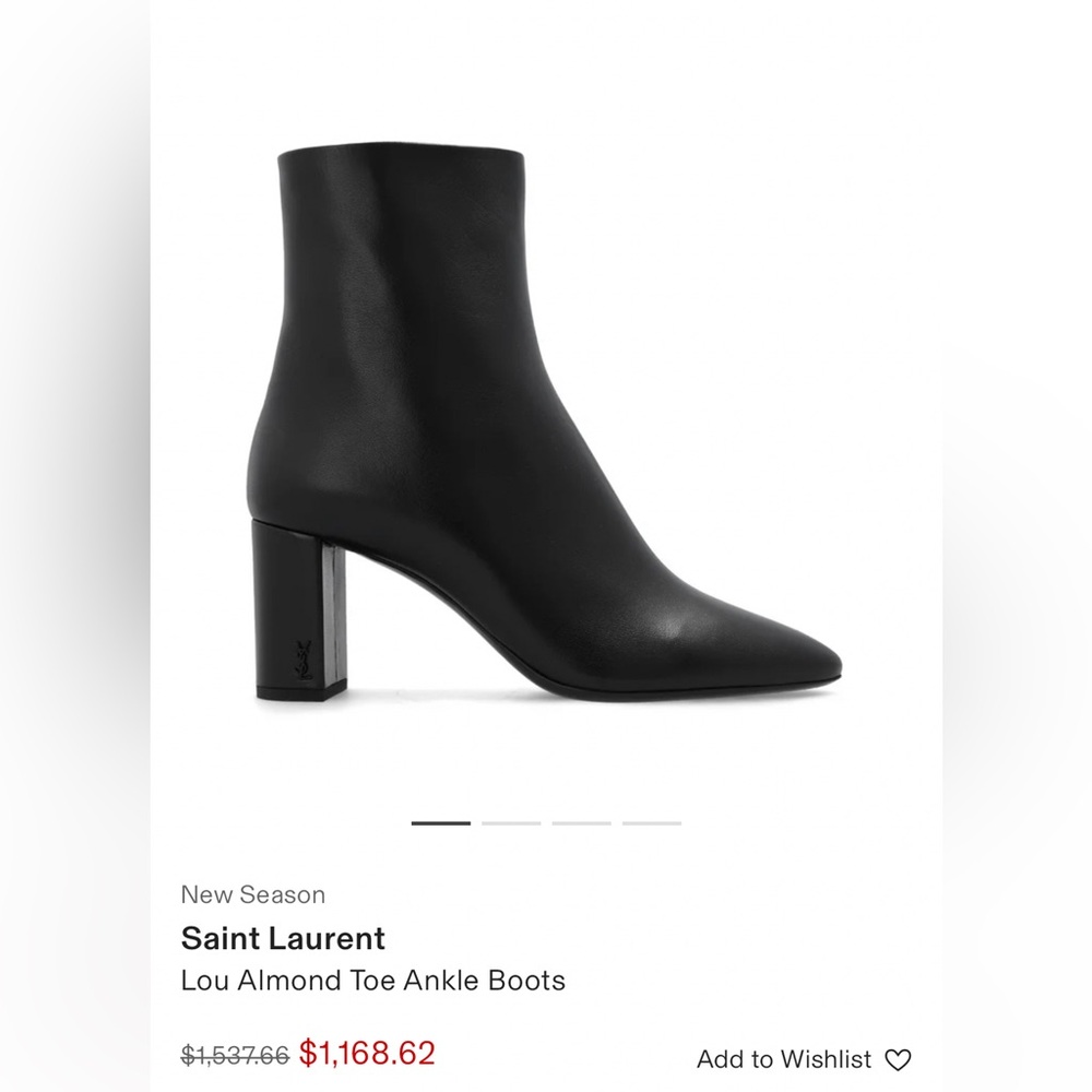 YSL Loulou bootie 70